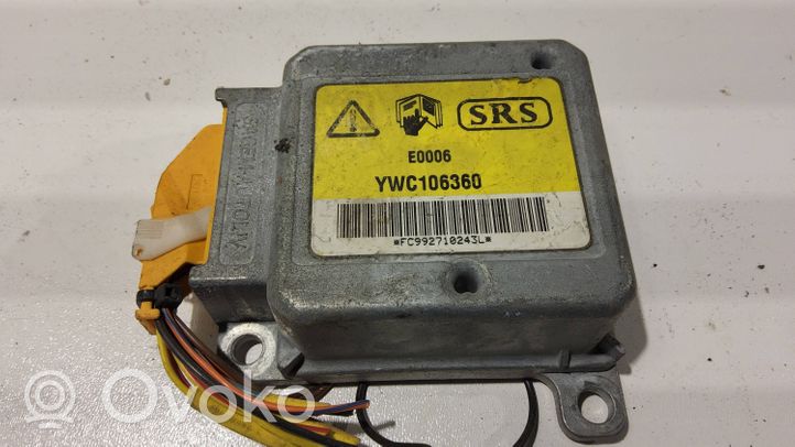 Land Rover Freelander Module de contrôle airbag YWC106360