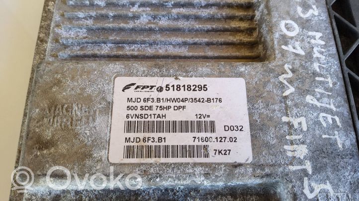 Fiat 500 Calculateur moteur ECU 51818295