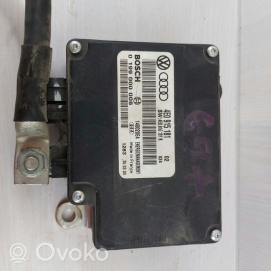 Audi A8 S8 D3 4E Module de contrôle de batterie 4E0915181