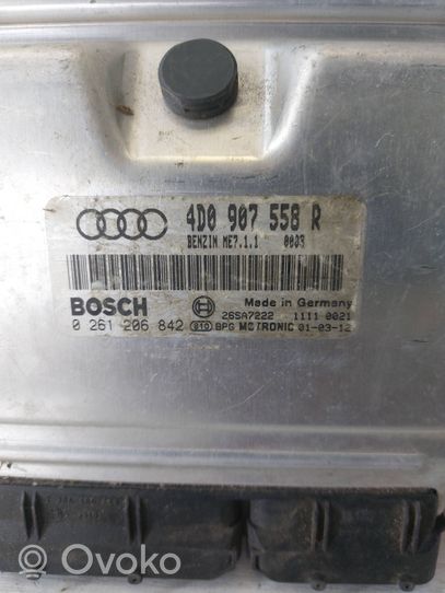 Audi A6 S6 C5 4B Moottorin ohjainlaite/moduuli 4D0907558R