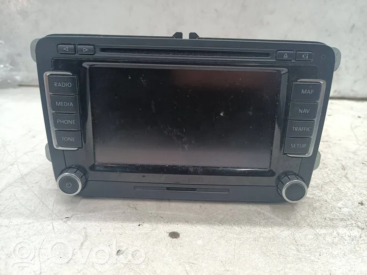 Volkswagen Touran I Radio/CD/DVD/GPS-pääyksikkö 1T0035680B