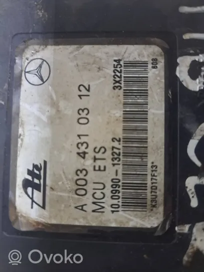 Mercedes-Benz CLK A208 C208 Блок ABS A0034310312
