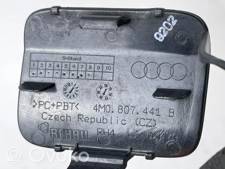 Audi Q7 4M Galinis tempimo kilpos dangtelis 4M0807441B