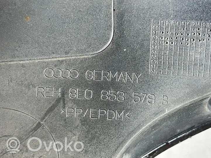 Audi A4 S4 B6 8E 8H Sivuhelman takalista 8E0853579B