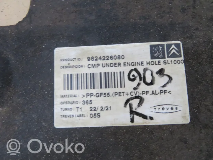 Peugeot 208 Osłona dolna silnika 9824226080