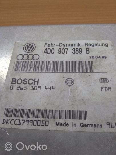 Audi A8 S8 D2 4D Jousituksen ohjainlaite/moduuli 4D0907389B