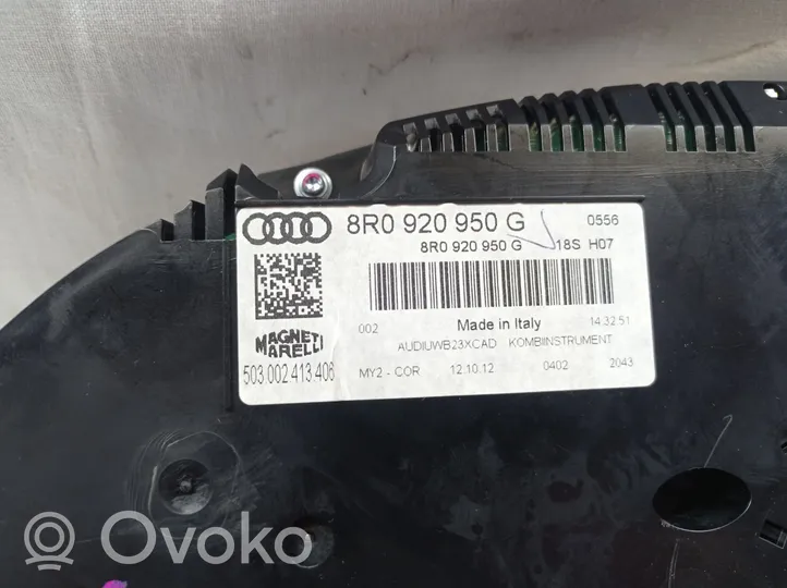 Audi Q5 SQ5 Nopeusmittari (mittaristo) 8R0920950G