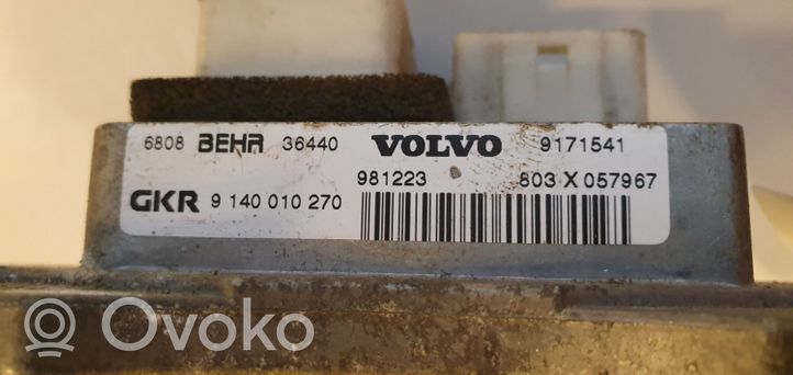 Volvo S80 Résistance moteur de ventilateur de chauffage 9140010270