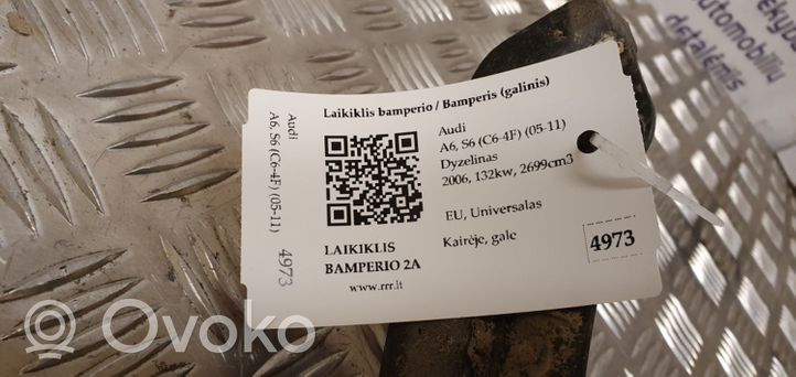 Audi A6 S6 C6 4F Galinis laikiklis bamperio 4F9807453