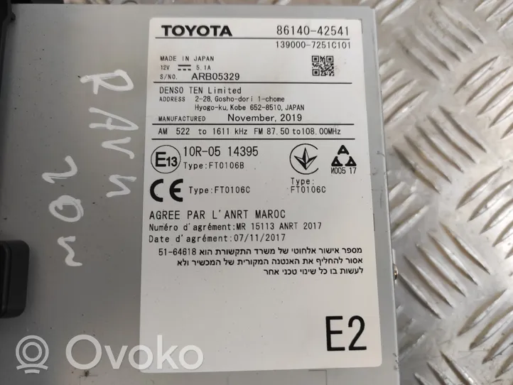 Toyota RAV 4 (XA50) Bedieneinheit Controller Multimedia 8614042541