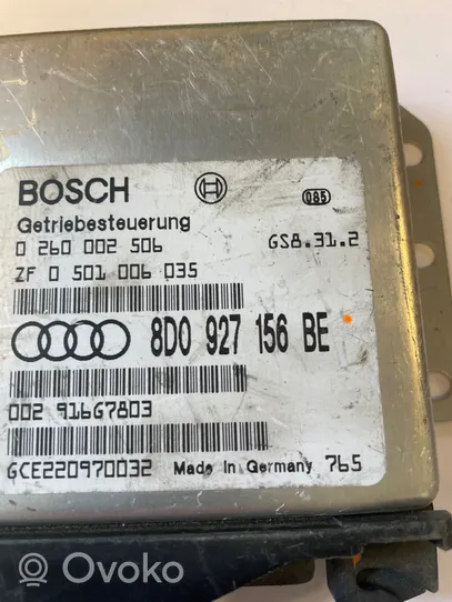 Audi A6 S6 C5 4B Vaihdelaatikon ohjainlaite/moduuli 8D0927156BE