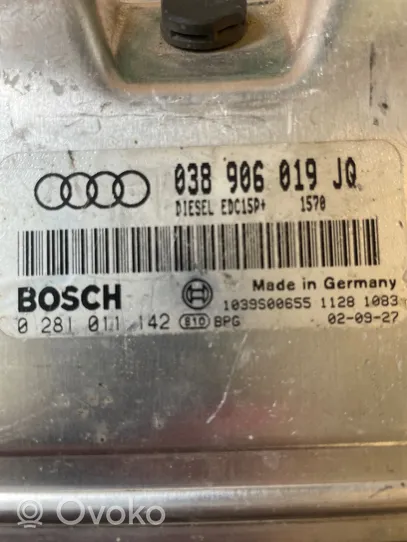 Audi A4 S4 B6 8E 8H Sterownik / Moduł ECU 038906019JQ