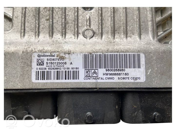 Citroen C4 II Sterownik / Moduł ECU S180123008A