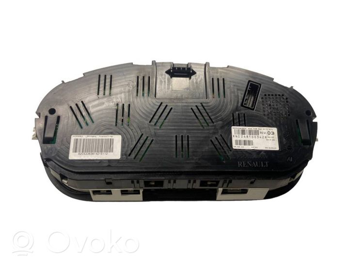 Renault Megane III Tachimetro (quadro strumenti) 248100342R