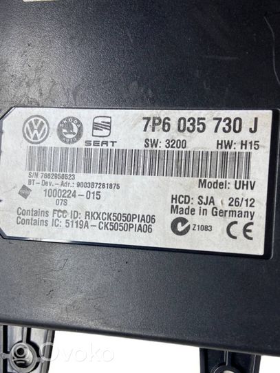 Volkswagen PASSAT B7 Module unité de contrôle Bluetooth 7P6035730J