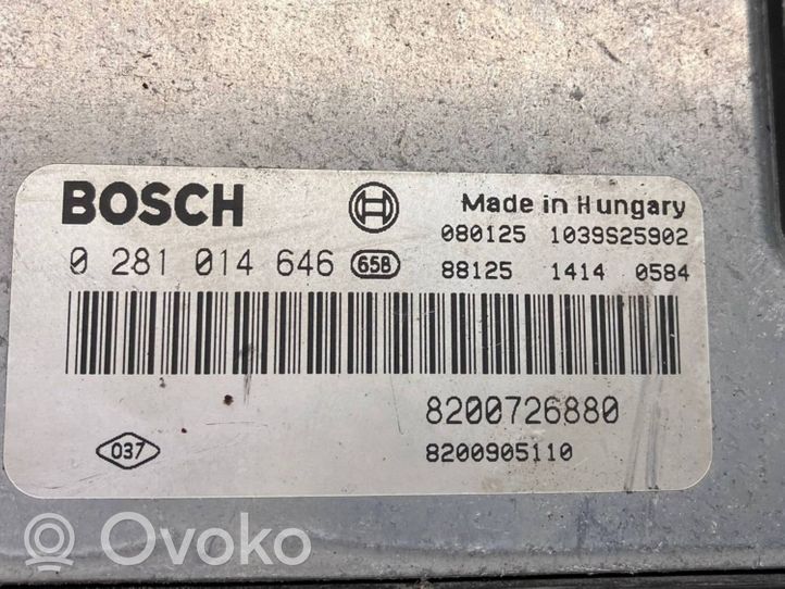 Renault Laguna III Sterownik / Moduł ECU 0281014646