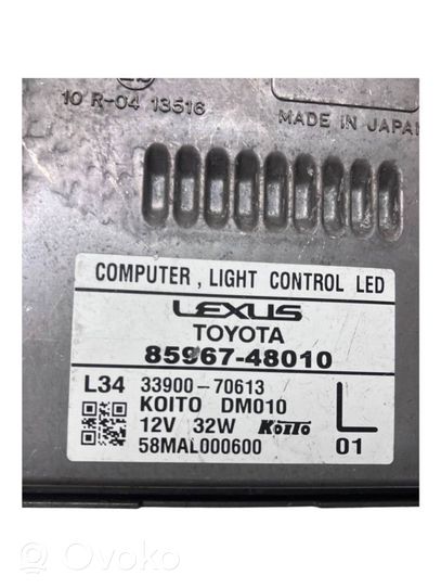 Lexus RX 450H Xenon-valojen ohjainlaite/moduuli 8596748010