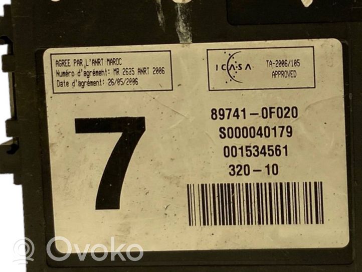 Toyota Verso Durų elektronikos valdymo blokas 897410F020