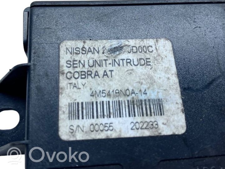 Nissan Qashqai Hälytyksen ohjainlaite/moduuli 4M5418N0A14