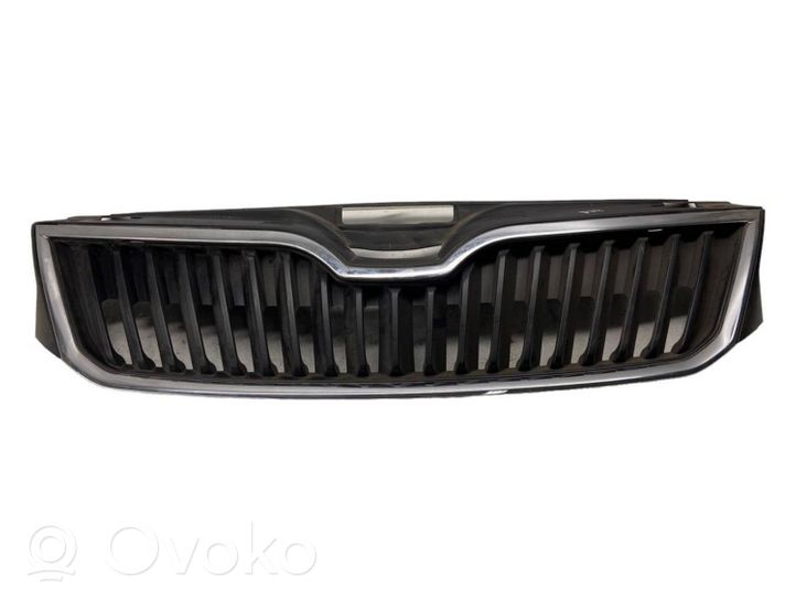 Skoda Rapid (NH) Grille calandre supérieure de pare-chocs avant 5JA853668