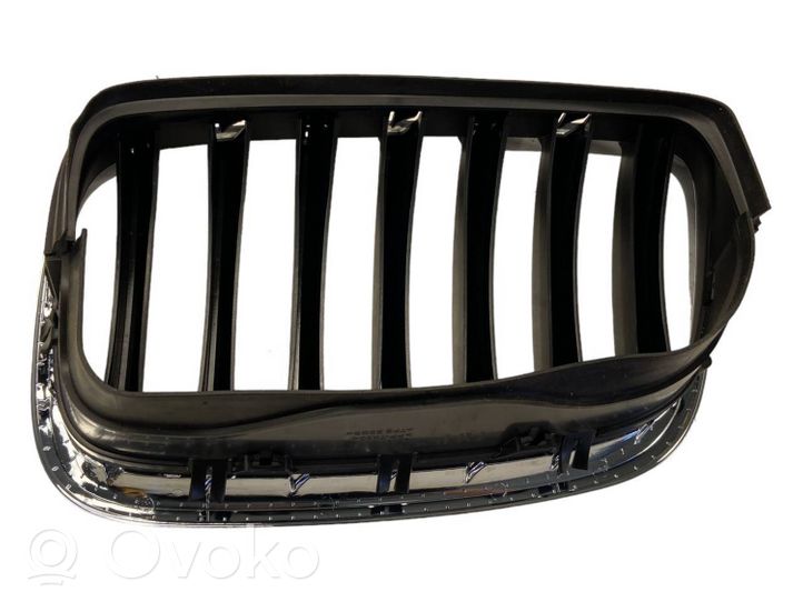 BMW X5 E70 Grille calandre supérieure de pare-chocs avant 51137171396