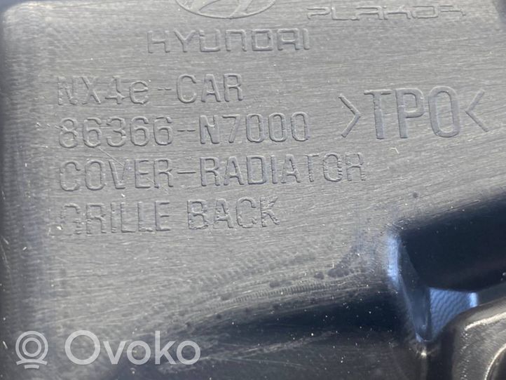 Hyundai Tucson TL Grille calandre supérieure de pare-chocs avant 86366N7000