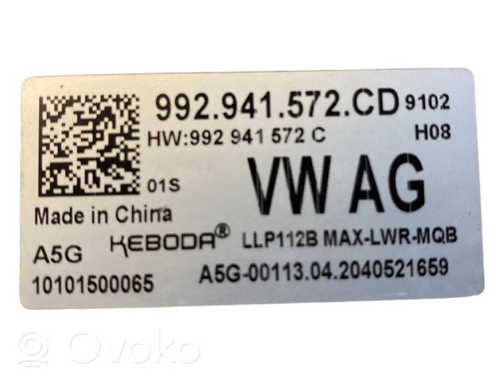 Volkswagen PASSAT B8 Moduł sterujący statecznikiem LED 992941572C