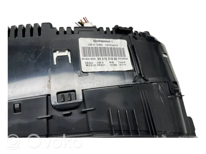 Citroen C4 Aircross Spidometrs (instrumentu panelī) 9801531880