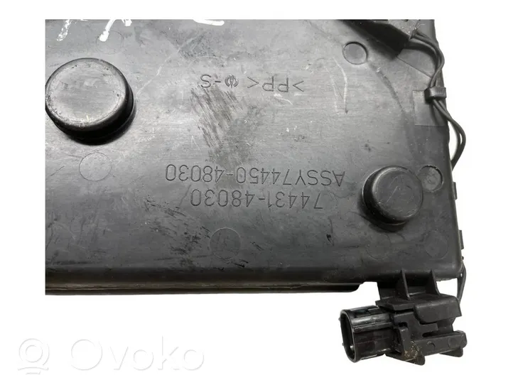 Lexus RX 330 - 350 - 400H Staffa di montaggio della batteria 7443148030