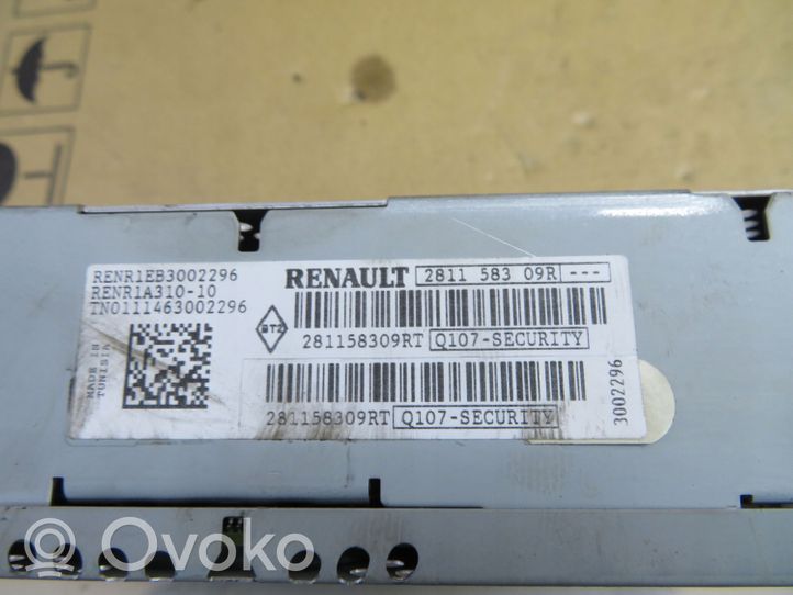 Renault Fluence Radio/CD/DVD/GPS-pääyksikkö 281158309R