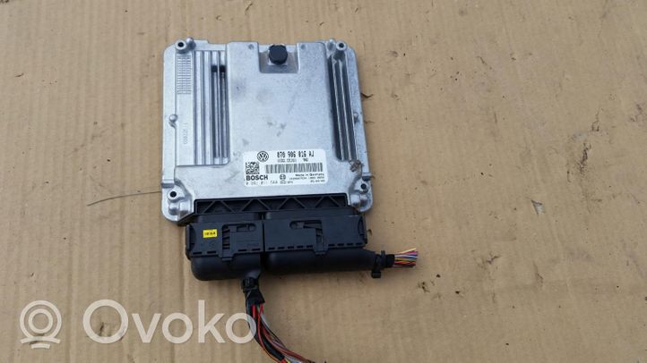 Volkswagen Transporter - Caravelle T5 Unité de commande, module ECU de moteur 070906016AJ