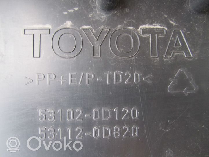 Toyota Yaris Mascherina inferiore del paraurti anteriore 531020D120