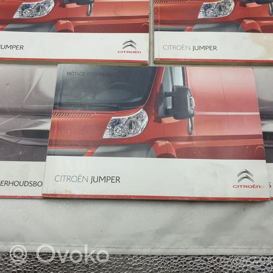 Citroen Jumper Owners service history hand book 