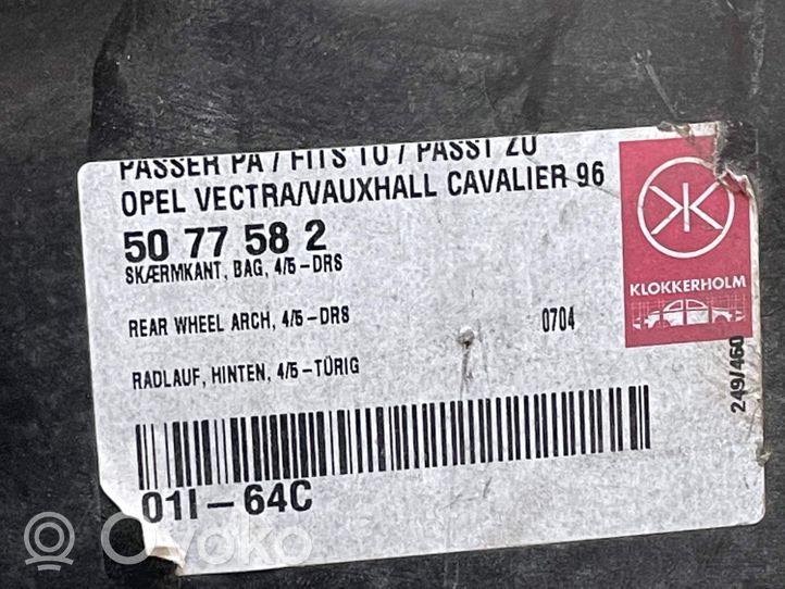 Opel Vectra B Radlauf hinten 5077582