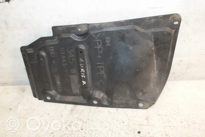 Toyota Auris E180 Couvre-soubassement avant 5144305030