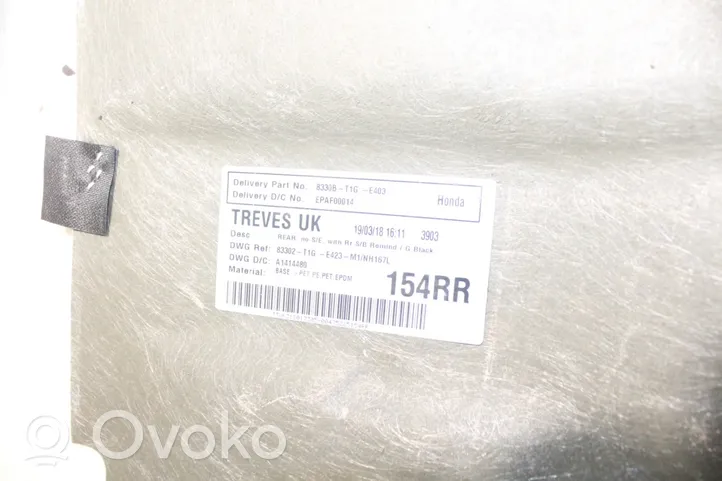 Honda CR-V Alfombra revestimiento trasero 83302T1GE423