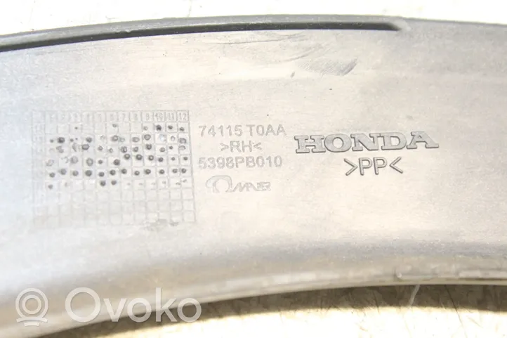 Honda CR-V Listwa / Nakładka na błotnik przedni 74115T0AA