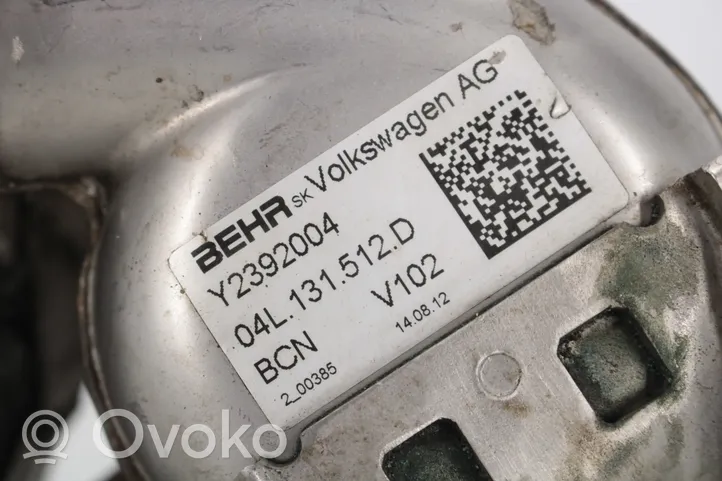 Volkswagen Golf VII AGR Kühler Abgaskühler 04L131512D