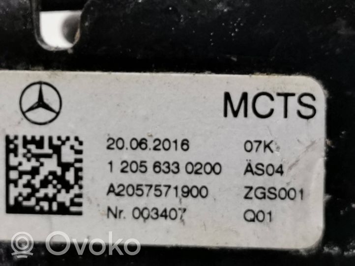 Mercedes-Benz C W205 Avattavan katon sarana A2057571900
