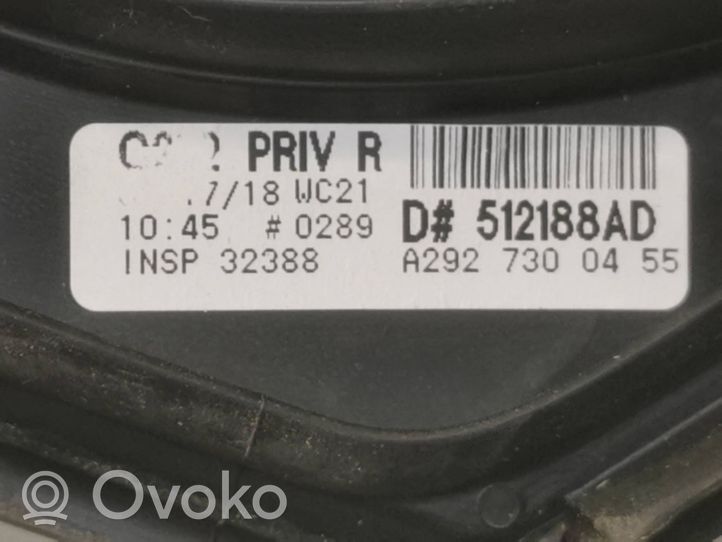 Mercedes-Benz GLE (W166 - C292) Szyba karoseryjna drzwi tylnych A2927300455