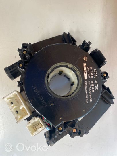 Infiniti FX Airbag slip ring squib (SRS ring) 47945AL700