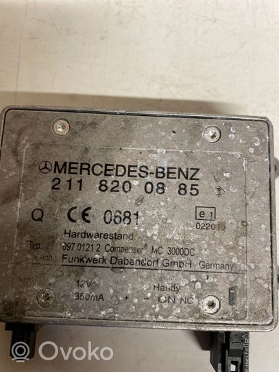 Mercedes-Benz CLK A209 C209 Moduł / Sterownik anteny 09701212