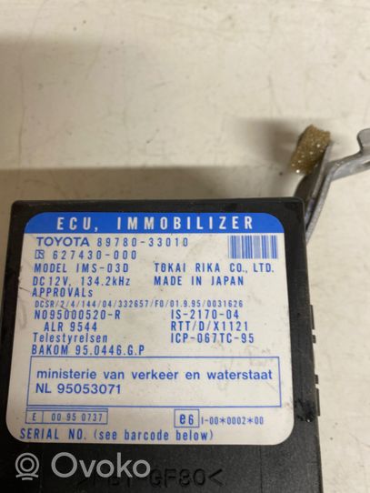 Toyota Camry Centralina/modulo immobilizzatore 8978033010