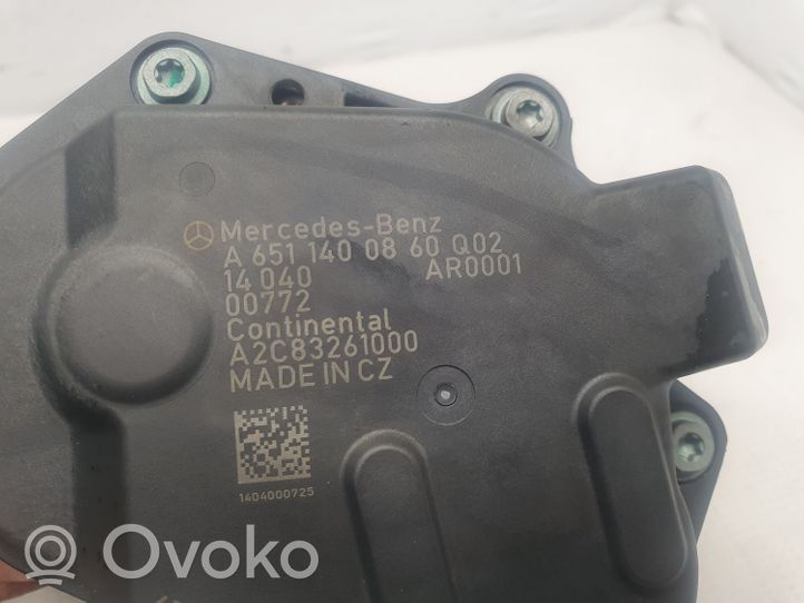 Mercedes-Benz C W205 EGR valve A6511400860Q02