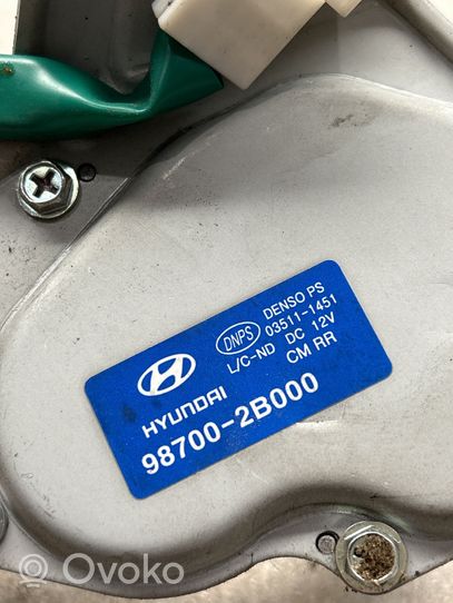 Hyundai Santa Fe Motor del limpiaparabrisas trasero 987002B000