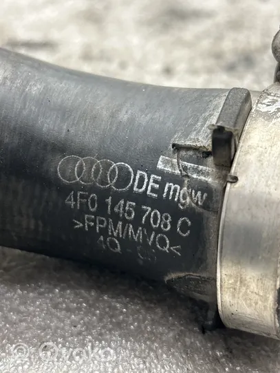 Audi A6 S6 C6 4F Tube d'admission de tuyau de refroidisseur intermédiaire 4F0145708C