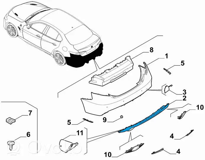 Alfa Romeo Giulia Takapuskurin alaosan lista 156142614
