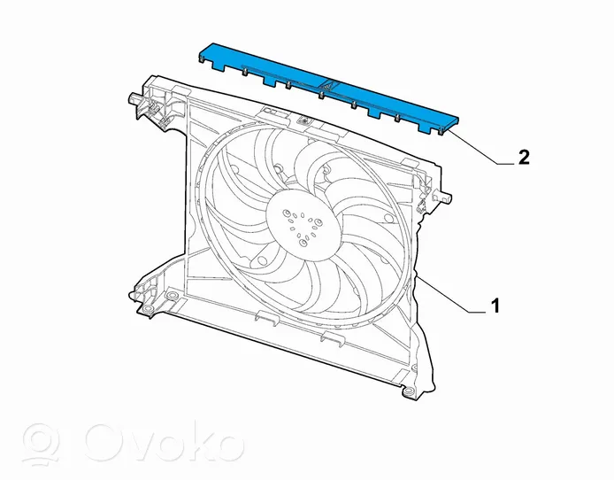 Alfa Romeo Stelvio Garniture de radiateur 50552681