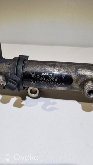 Audi A6 S6 C6 4F Fuel distributor 059130089D