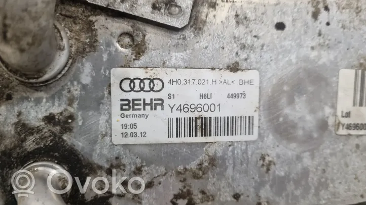 Audi A6 C7 Масляный радиатор коробки передач 4H0317021H